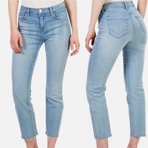 L'Agence 💙 Sada Slim Crop Jeans in Lenox Wash