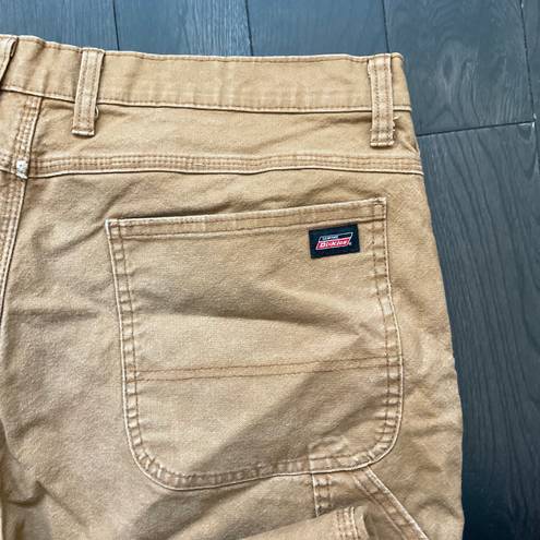 Dickies Tan Distressed Utility Workwear Painter Pants size 38x32