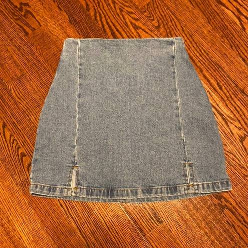 Brandy Melville Denim Mini Skirt