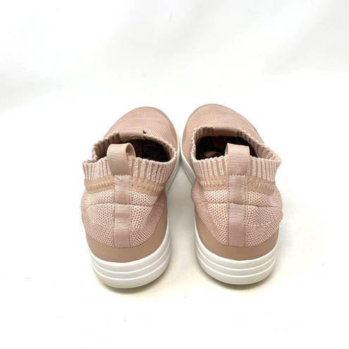 FitFlop  Uberknit Slip-On Sneaker Pink Beige Size 10