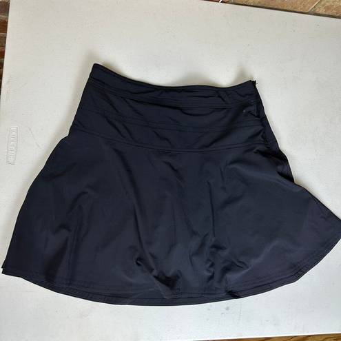 Athleta  Womens Black Activewear Tennis Skort - Size 6