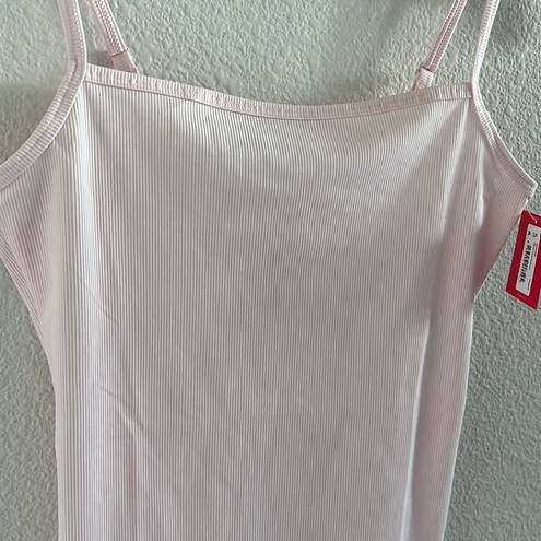 Spanx NWT  Ribbed Cami Bodysuit Ice Pink 20360R Small