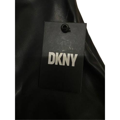 DKNY Nwt  Pleather High Waisted Pants Gothic Motorcycle Punk Grunge Rock