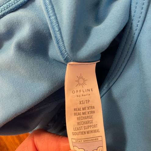 Aerie Size XS, Offline By  Blue Braided Back Athletic Tank Top, $20