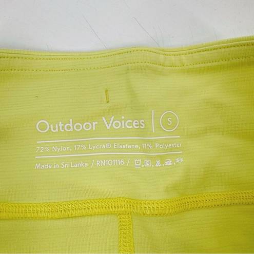 Outdoor Voices  Move Free 6" Bike Short Neon S NWT