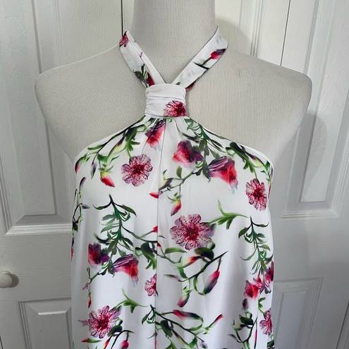 INC Women’s Printed Halter Neck Floral Midi Dress size Medium NWT