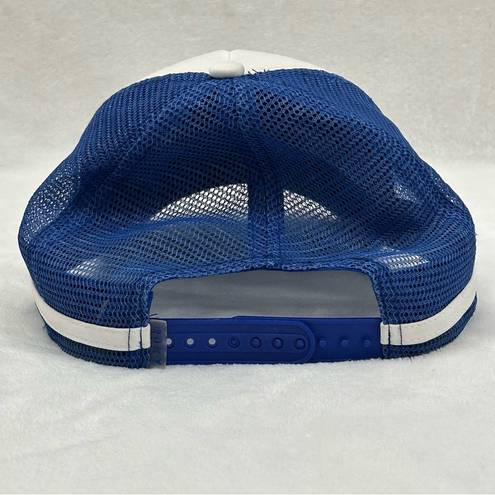 Roxy  Surf Your Life Away Blue & White Mesh Trucker Snap back Hat Cap Women’s OS