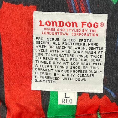 London Fog Vintage 80s Down Ski Coat  Kelly Green