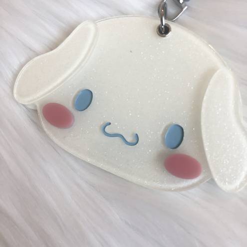 Sanrio Cinnamoroll glitter mirror keychain