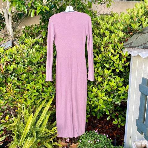 Chaser  Pink/Lilac Maxi w/Black Lace Trim Duster/Cardigan/Topper. Small New (NWT)