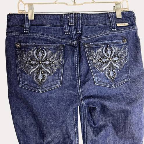 Krass&co J &  Low Rise Jeans Studded Embroidered Straight Denim 29 bv