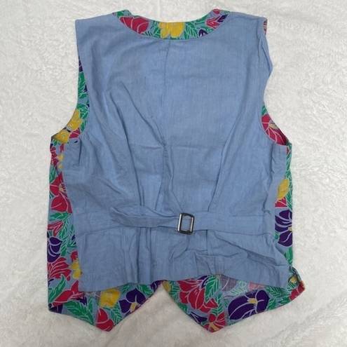 Harry Styles  1980s Hawaiian vintage vest gone wild