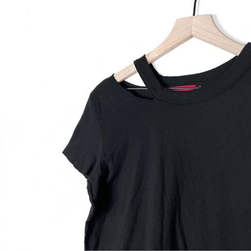 n:philanthropy  Harlow BFF Distressed Short Sleeve Tee in Black