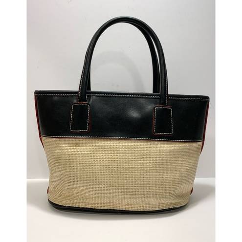 Tommy Hilfiger Vintage 90s Straw Small Hand Bag