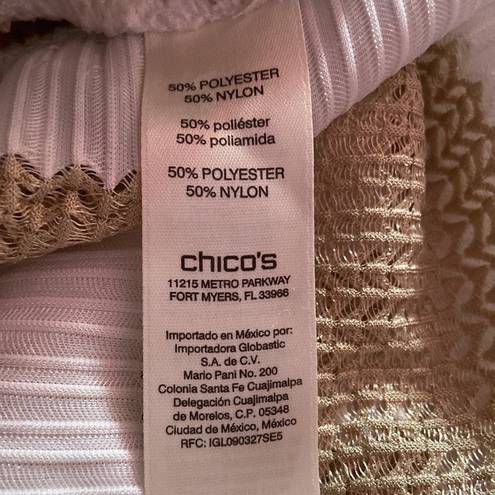 Chico's Chico’s Beige/White Shrug