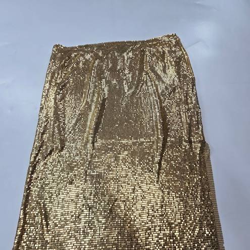 Lovers + Friends  Sascha Maxi Skirt in Gold