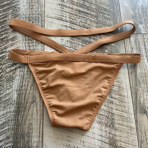 LIONESS Cocoa color bikini bottoms