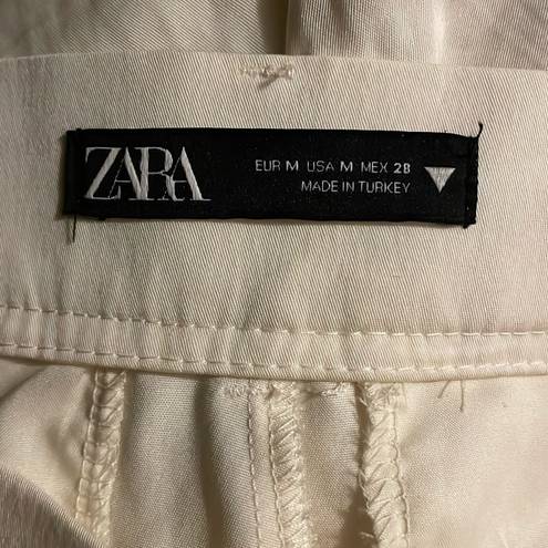 ZARA  High Waisted Wide Leg Trousers size medium