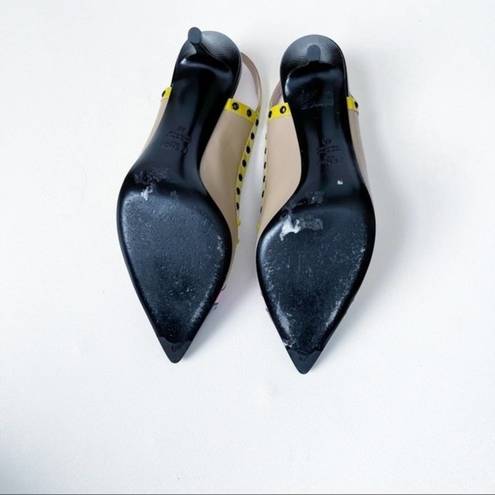 Fendi  Monster Slingback Heels Size 40