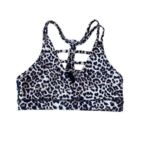 Zyia  Grid Bra in Leopard