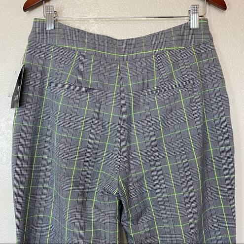 Bar III Becca Tilley x  Plaid Tapered-Leg Pants 6