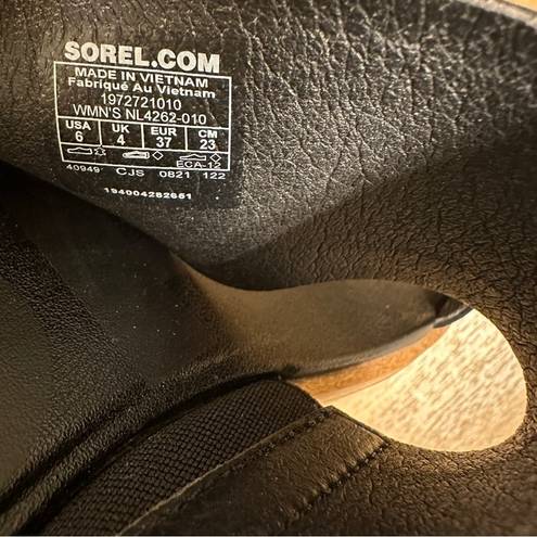 Sorel  Ella II Slide | Black | 6