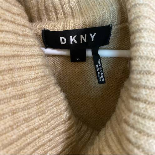 DKNY stripe Cowl Neck Sweater Size XL