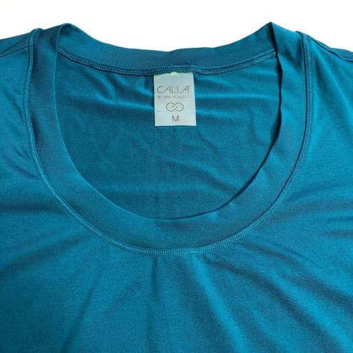 Calia by Carrie Underwood Cold Shoulder Long Sleeve Teal