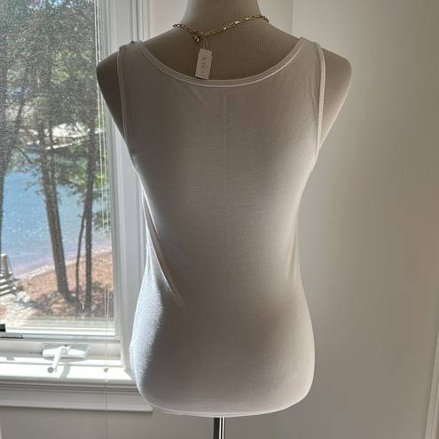 Gap  White Modern Tank, Size Medium, NWT