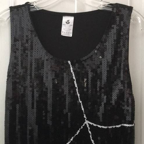 Spirit Halloween Ladies’  Front-sequined Lined Top (XL)