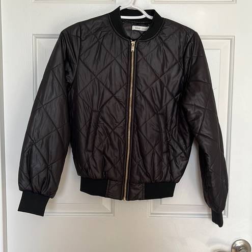 Bishop and Young Small black bomber jacket- like new!