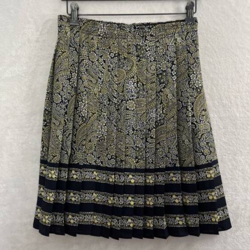 Tommy Hilfiger  Paisley Knee Pleated Skirt, Size 12, New with Tag