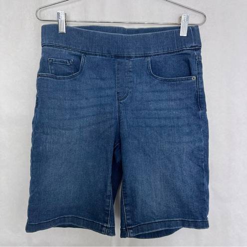 DKNY  pull on Bermuda Jean walking shorts size small