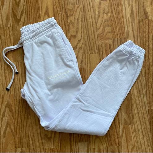 Talentless NEW  WOMEN STAPLE PREMIUM WHITE SWEATPANTS SZ MEDIUM