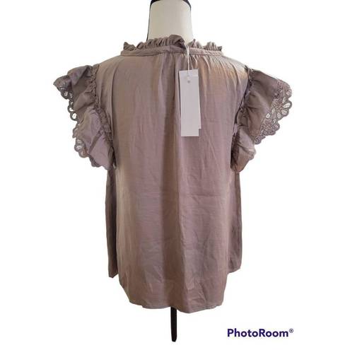 Parker NWT Adyson  in Mocha Size 1X Blouse