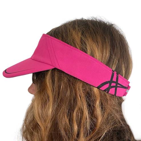 ASICS  Women's Hat Pink Adjustable Cap Visor Baseball Golf Running Gym Tennis NWT