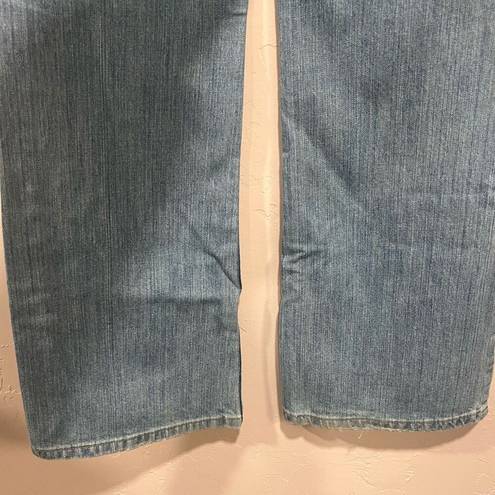 Levi Strauss & CO. Signature By Womens Boot Cut Jeans Blue Low Rise Denim size 6