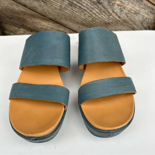 Kork-Ease  Kane Leather Slide Sandal in Blumer Size 9 Womens