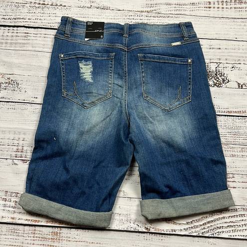 INC  distressed mid rise jeans size 8