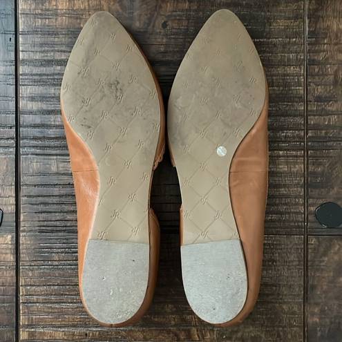 Jack Rogers  Scalloped Flats Leather Size 9