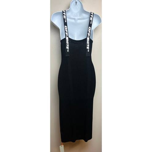 Off-White  Knit Industrial Dress in Black NWT Sz. 42 (US S/6)