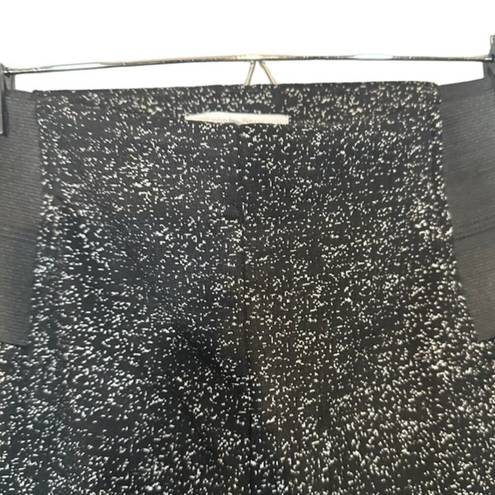 Krass&co NY &  Black Silver Speckled Dressy Ankle Stretch Leggings Women Sz L