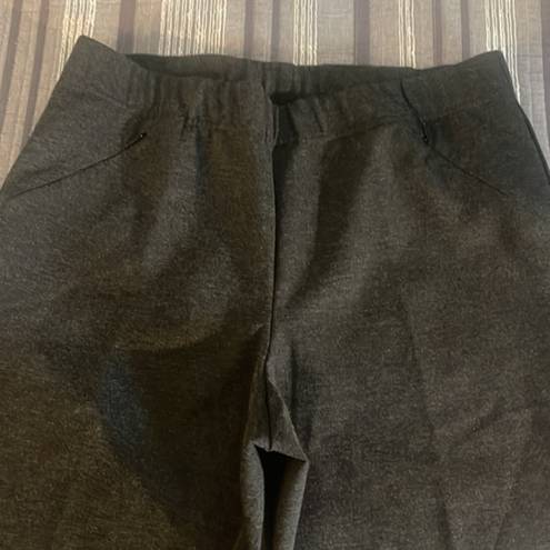 J.Jill  Charcoal Ponte Leggings Size M EUC #2726a