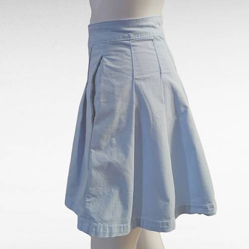 American Eagle  Light Blue Pleated High Waist Tennis Mini Skirt Size 6