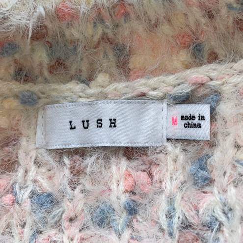 Lush Clothing Lush Shaggy Popcorn Knit Sweater 