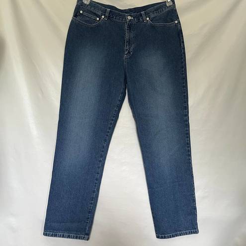 Krass&co Lauren Jeans  Straight Leg Womens Jeans Size 16 Medium Wash New Denim