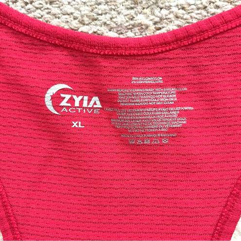 Zyia Active Red Copper Charged Tank Top