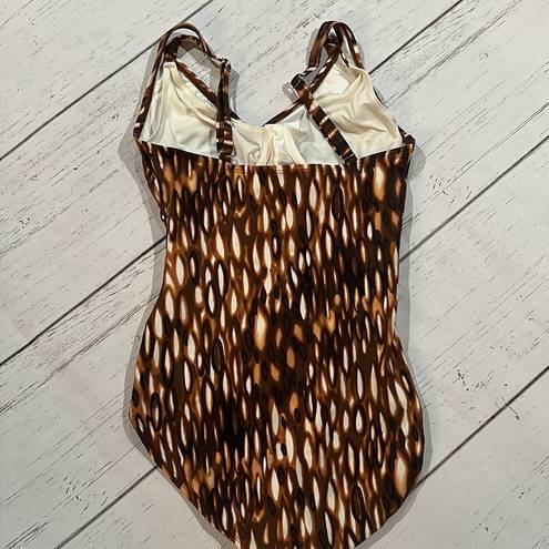 One Piece Curvallure animal print  swimsuit