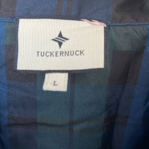 Tuckernuck  Blackwatch French Cuff Celine Top, Women’s Size Large 💚