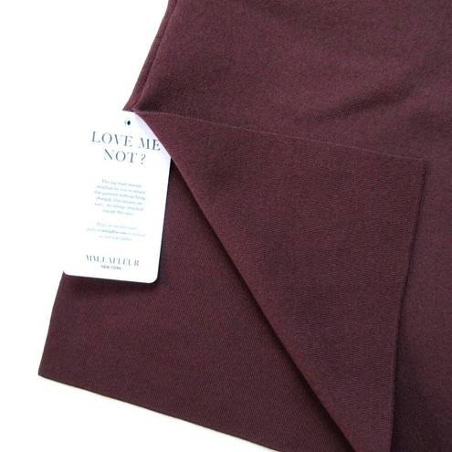 MM.LaFleur NWT  Harlem in Chestnut Foldover Waist Stretch Knit Pencil Skirt 1+